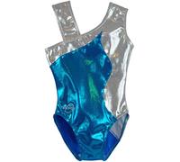 Obersee Girls Gymnastics Leotards One-Piece Athletic Activewear Girl's Dance Outfit Girls' & Women's Sizes - Angie Turquoise | CXS Child (3-4 years) | O3GL026CXS