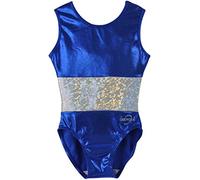Obersee Girls Gymnastics Leotards One-Piece Athletic Activewear Girl's Dance Outfit Girls' & Women's Sizes - Royal Band | CXXS Child (2-3 years) | O3GL020CXXS