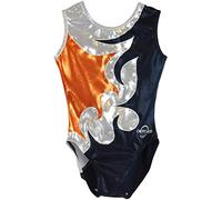 Obersee Girls' O3GL062CXXS Gymnastics Leotard, Mia Navy, CXXS Child (2-3 years)