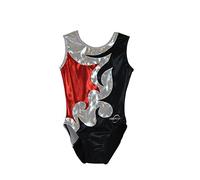 Obersee Girls' O3GL063CXXS Gymnastics Leotard, Mia Red, CXXS Child (2-3 years)