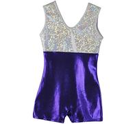 Obersee - O3GL005CL - Girl's Girls Gymnastics Biketard - Purple | Child (8-10 years)