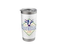 Oberstdorf Bavaria Germany Retro Cow Vintage Souvenir Stainless Steel Insulated Tumbler