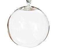 Oberstdorfer Glashütte Ball to hang Glass large Ball to hanging up clear Glass Ornament Diameter circa 20 cm