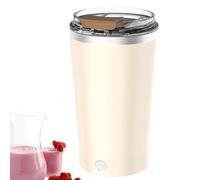 Obesntln Automatic Magnetic Stirring Coffee Cup, Auto Stirring Coffee Cup | Coffee Cup with Lid | Milk Cup 400ml Multi-purpose Water Cup for Coffee, Tea, Chocolate