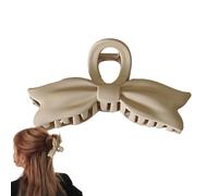 Obesntln Bowtie Claw Clip - Anti-Skid Hair Jaw - Big Clips for Thin Long Hair, Hair Catch for Women Girls, Hair Accessories for Daily Use