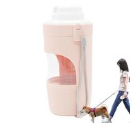 Obesntln Dog Water Bottles for Walking, Travel Dog Water Bottle - Leak-proof Dog Water Bottle with Food Container, Drinking Dispenser, Compact Water Bottle Bowl for Dogs