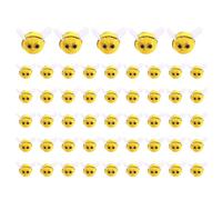 Obesntln Felt Bees for Crafts - 50 Pieces Plush Small Bee Decoration - Craft Bees for Baby Shower, Gender Revelation, Costume Accessories, Gifts