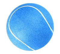Obesntln Inflatable Large Dog Toy Tennis Balls - Rubber Giant Tennis Ball Inflatable Pet Chew Toy - Funny Signature Tennis Ball, Indoor Outdoor Training Tennis Balls