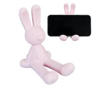 Obesntln Phone Stand,High-Grip Tabletop Support - Bunny Statue Desk Phone Stand - for Women Students Girls Teens Home Nightstand Library Cafe Kitchen Bedroom