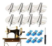 Obesntln Rolled Hem Rolled Hem, Rolled Hem Pressure, Rolled Hem Pressure Foot Wide from 3 to 10 mm, 8 Sizes - Home Industrial Curved Hem Foot, Tools and Accessories for