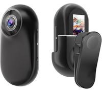 OBEST 1080P Body Camera, Mini Action Camera Magnetic Pocket Thumb Camera, Mini Action Cam, Wide Angle 150° DV Helmet Cam for Outdoor Sports Cam with Screen for Traveling, Pet Walking