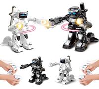 OBEST 2.4G Remote Control Fighting Robots for Kids, 2 PCS Eectric Toy Interactive Game, Robotic Toy with Sound and Light Effects for Boys Girls Kids Adults Birthday
