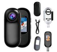 OBEST 4K Action Camera IP68 Waterproof, Magnetic Body Camera with Night Vision,1.14-Inch Display Screen,110° Wide-Angle POV Lens, Sport Camera Suitable for Cycling,Skiing,Diving,Vlogging