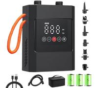 OBEST Electric SUP Pump 20PSI,Electric Paddle Board Pump 12000 mAh Rechargeable,High Pressure Smart Electric Paddle Board Auto-Off &12V DC Car Connector for Kayak,Tent,Boat,Mattress