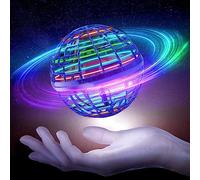 OBEST Flying Ball Orb Toys, Hand Controlled Mini Drone for Kids Flying Orb Toy Drone, Magic Globe Shape Flying Spinner Hover Ball with LED Lights, New Year Toy for Children, Kids Gifts