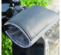 OBEST Motorcycle Handlebar Mittens Muffs, Bike Handlebar Mitts Waterproof and Windproof Motorcycle Gloves Winter with Reflective Tape, Thickened Winter Gloves for Men and Women