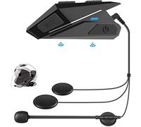 OBEST Motorcycle Helmet Bluetooth 5.0, Waterproof Motorbike Bluetooth Headset, High Sound Quality Stable Signals with Thin Speakr, Long Working Time, Handsfree/Music, Earphones for Bike, Ski, Trip