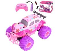 OBEST Pink Remote Control Car for Girls 4-14 Years - RC Off-Road Jeep Crawler Truck, Climbing Toy, Christmas Birthday Present