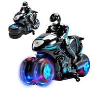 OBEST RC Motorcycle, 2.4G Kids Remote Control Motorcycle Children's Stunt Spinning Toy Car, 360°Rotating Car, Air Gesture Car Off-Road 2.4Ghz High Speed Rotation Drift