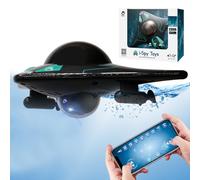 OBEST Remote Control Boat Age 6+, Water Toy with High Definition Camera, LED Lights, App Operation, Adjustable Camera Angle, High Speed Water Spaceship