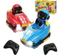 OBEST Remote Control Bumper Car,RC Ejecting Bumper Car for Kids | RC Battle Car Toy Set with Lights & Music,360°Rotating Cartoon Bumper Cars Christams Birthday Gift for Boys Girls
