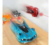 OBEST Remote Control Wall Climbing Car, Drives Along Walls and Ceilings, Remote Control 360° Rotating Car, Infrared Tracking Racing Toy with LED Light, Kids Toy Boys Girls