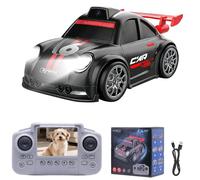 OBEST Remote Controlled Car with Camera, 2.4 Inch Screen Remote Control, Drift Induction Racing Car, RC Photography Toy with Memory Card Reader, Follow-up Mode, Automatic Demonstration