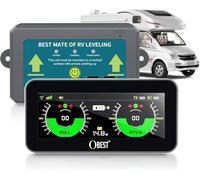 OBEST Wireless Campervan Leveller, Caravan Accessory for Levelling with Alert, Wireless Leveling Device High Precision Level Tilt for RV/Off-Road Vehicles