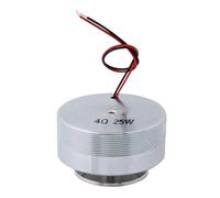 Obetuens 2 Inch 50mm Resonance Vibration Speaker,Full Frequency Surface Transducer Exciter Loudspeaker,Strong Bass Audio Shaker Driver,Steel Round Portable Sound Amplifier for MP3 MP4 (4Ω 25W)