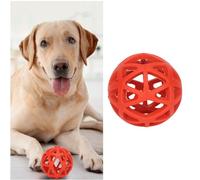 Obetuens Dog rubber hollow ball,Dog chewing ball toy,toy is firm with high toughness,for exercising your pet in the outdoors,for grinding teeth,for long term pet play (Small)