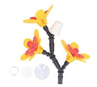 Obetuens self made bird Feeder Bottle,Recycling Safe Harmless Bird,ing bird Feeder,for garden,patio,terrace and balcony,etc (Three Flower)