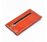 Obetuens Womens Mens Soft Leather Bag Cigarette Tobacco Case Lighter Holder,Cigarette Tobacco Pouch Leather Bag Case Holder Wallet Filter Rolling (Brown)