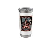 Obey Authority - Mind Control Conspiracy Theory Stainless Steel Insulated Tumbler