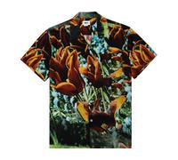 Obey Bloom Woven Hemd Orange Fogm
