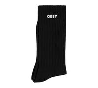 Obey Clothing Bold Socks - Black Black ONE SIZE