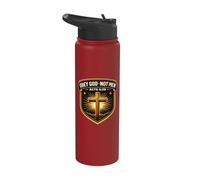 Obey God Not Men Acts 5:29 Christian Jesus Do Not ComplyObey Stainless Steel Insulated Water Bottle