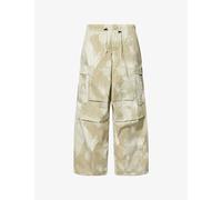 Obey Mens Obey Giant Cargo Cotton-Blend Trousers Brushed Camo XL