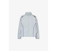 Obey Mens Obey Practice Check Windbreaker Jacket Blue Plaid XL