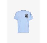 Obey Mens Pigment Hydrangea Weapon of Peace Cotton-jersey T-shirt Xl