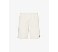 Obey Mens Unbleached Easy Relaxed Brand-patch Cotton Shorts Xl