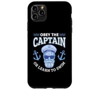 Obey The Captain Boater Funny Nautical Boating Boat Case for iPhone 11 Pro Max