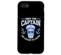 Obey The Captain Boater Funny Nautical Boating Boat Case for iPhone SE (2020) / 7/8