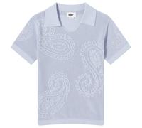 Obey Women's Briana Open Knit Shirt Hydrangea