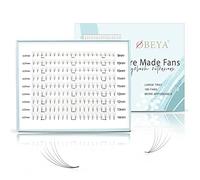 Obeya 9 Lines Premade Fans 0.07mm D curl 5D Volume Eyelash Extensions 9mm 10mm 11mm 12mm 13mm 14mm Pre fanned Lashes Extension Pre made Fan Russian Lashes (5D 0.07 D mix)
