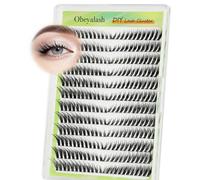 Obeyalash Fox Eye Cluster Lashes_144pcs DIY Individual Eyelashes C Curl Cluster Eyelashes Natural 6-12mm Invisible Band Individual Lashes Reusable at Home (Fox Eye Lashes)