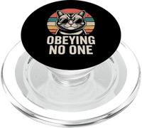 Obeying No One Retro Cat PopSockets PopGrip for MagSafe