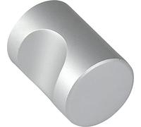 OBF 72 0521 47 Grimme Alasco Designer Drawer Knob Diameter 18 mm Cylindrical Depth 25 mm Aluminium Diameter 20 mm