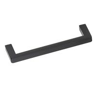 OBF Grimme 8941316 Cabinet Handle Naoise Matt Black Furniture Handle Width 104 mm Kitchen Handle ZN Varnished Hole Spacing 96 mm