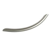 OBF Grimme Basic Ingenio 72139319 Drawer Handle Curved Diameter 10 mm Width 115 mm Stainless Steel Effect Silver Hole Spacing 96 mm
