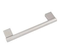 OBF Grimme Elhan in 0121 0192 Cabinet Handle (Barell) Diameter 12 mm Width 214 mm Bar Handle Stainless Steel/Die-Cast Zinc Silver Hole Spacing 192 mm